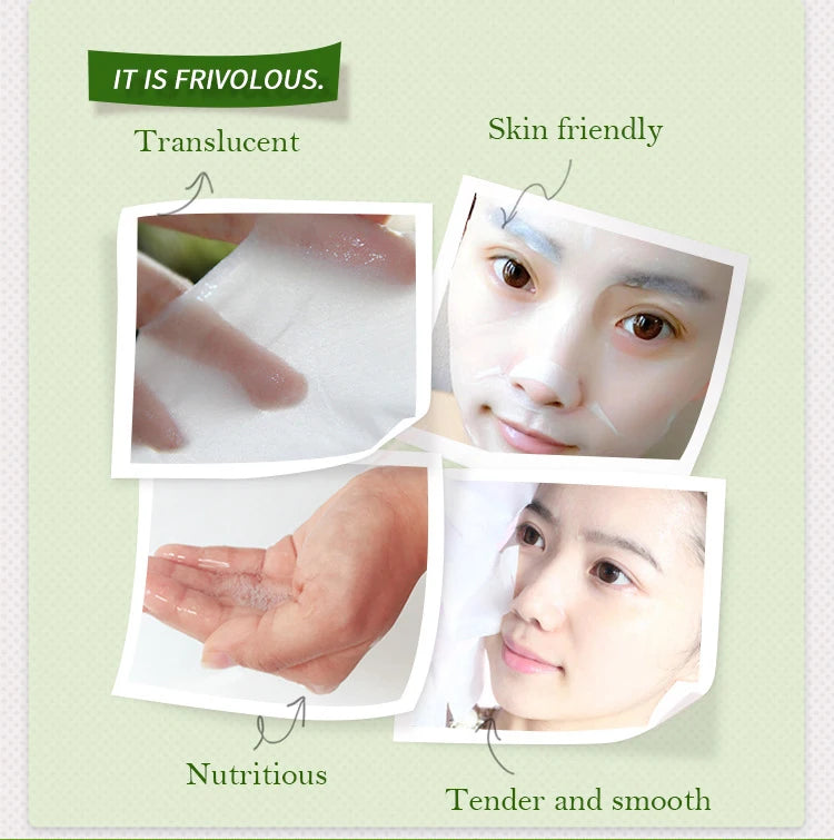 30 Pcs Natural Plant Facial Masks